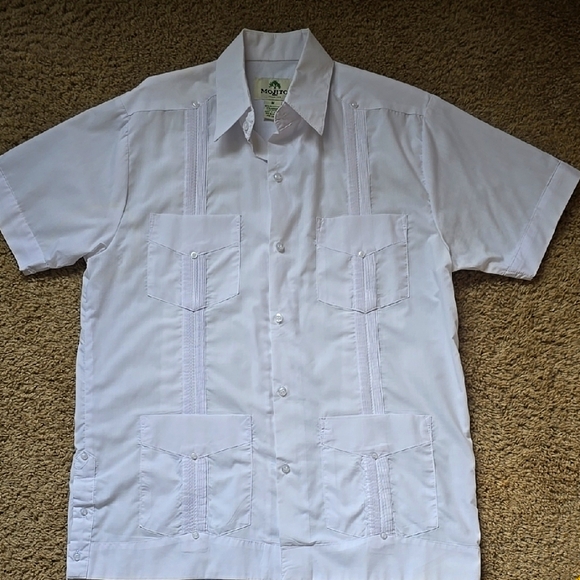 Mojito Guayabero White Men's Shirt Sz. Med. - Picture 2 of 6